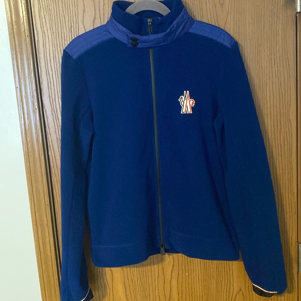 Moncler Grenoble Tricolour Zip Fleece